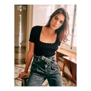 ▪️SÉZANE Austin High Rise Paper Bag Jeans▪️